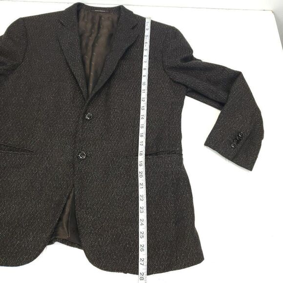Ermenegildo Zegna Su Misura Men's Blazer Coat Cashmere Silk Custom Made 7-52 C - Picture 11 of 15